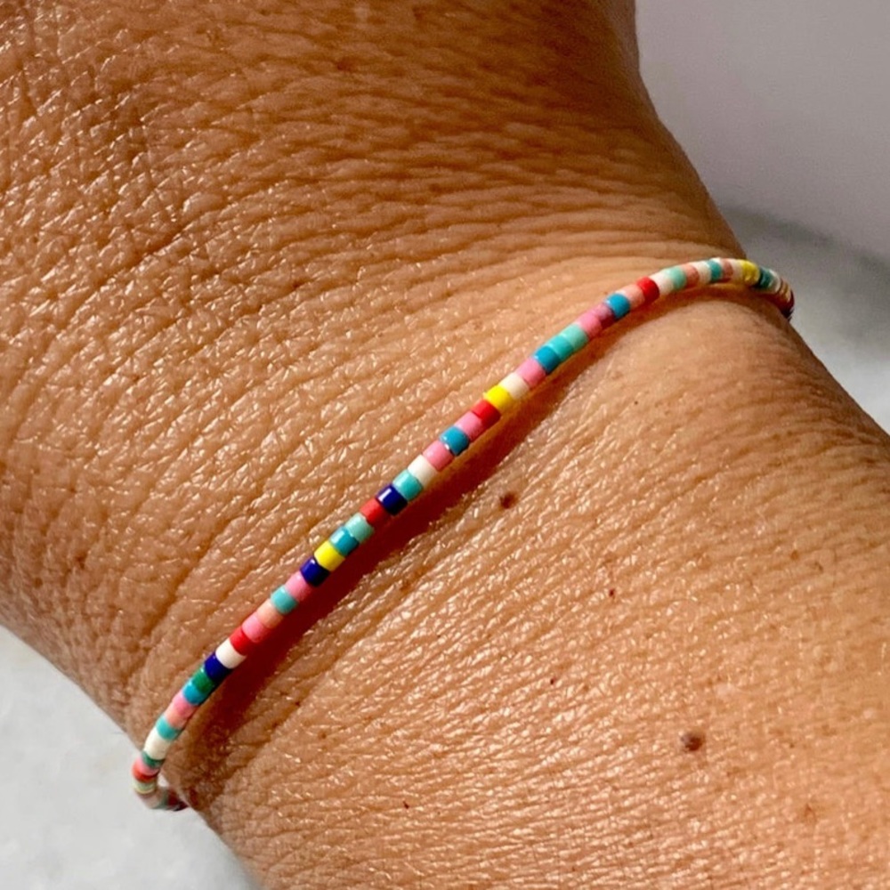 Adjustable Bead Bracelets - Sprinkles